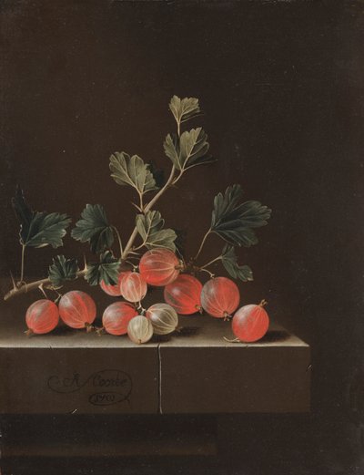Groseilles sur une Table - Adrian Coorte