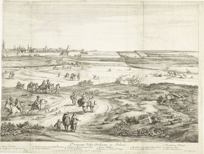 Vue de Béthune (feuille de droite) - Adriaen Frans Boudewyns