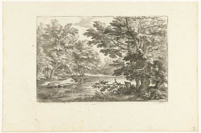 Paysage avec un petit lac - Adriaen Frans Boudewyns