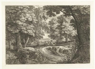 Paysage avec voiture de voyage - Adriaen Frans Boudewyns