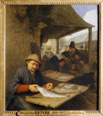 Le marche aux poissons … - Adriaen Jansz. van Ostade