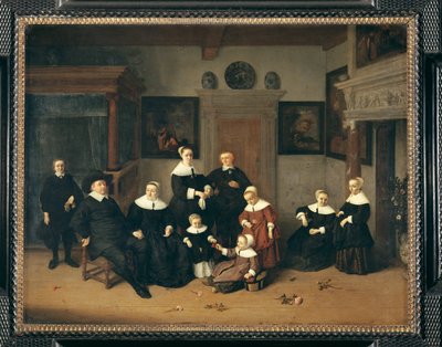 Portrait de famille, dit autrefois la famille du peintre - Family-portrait … - Adriaen Jansz. van Ostade