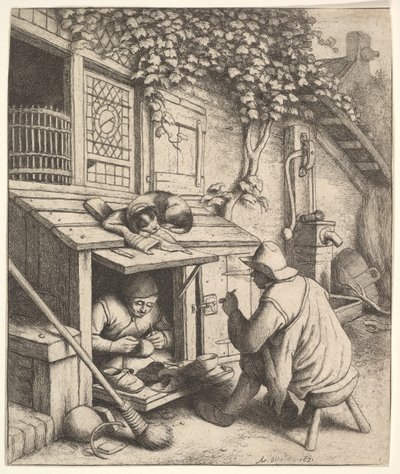 Le Cordonnier, 1610-85 - Adriaen Jansz. van Ostade
