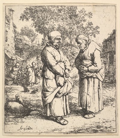 Deux commères, 1610-85 - Adriaen Jansz. van Ostade