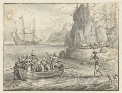 Céladon suppliant les pirates de l