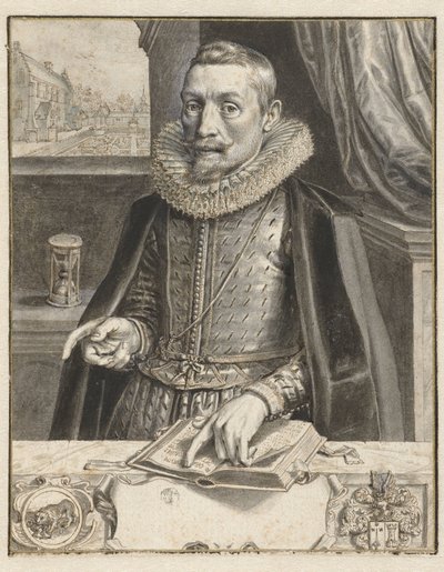 Portrait de Jacob Cats - Adriaen Pietersz van de Venne