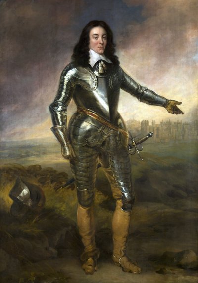 Portrait du capitaine Poole en armure - Adriaen attr.to Hanneman
