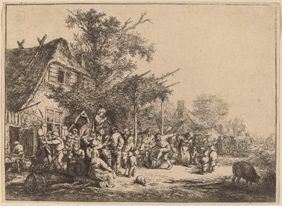 Danse sous la Treille - Adriaen van Ostade