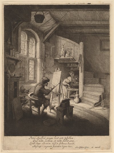 Peintre dans son atelier - Adriaen van Ostade