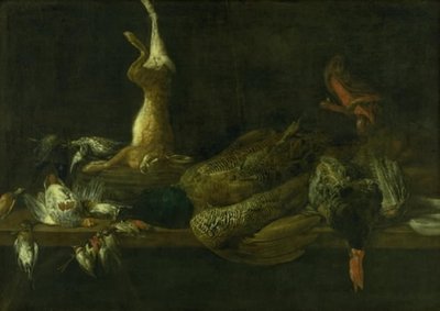 Nature morte avec gibier sur une table - Adriaen van Utrecht