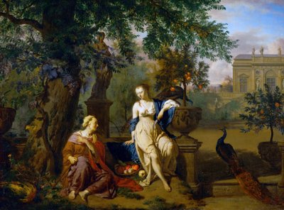 French : Vertumnus et Pomona Vertumnus and Pomona - Adriaen van de Velde