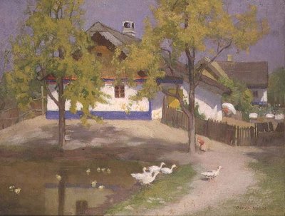 Un cottage slave à Kalocsa, vers 1905-07 - Adrian Scott Stokes
