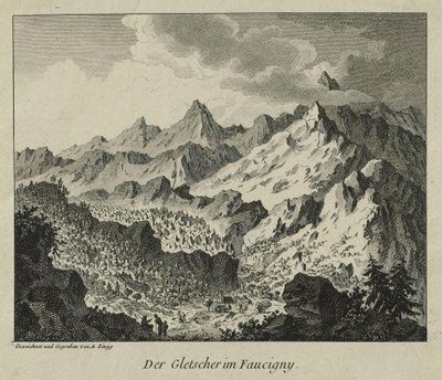 The glaciers in Faucigny - Adrian Zingg