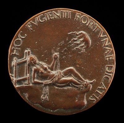 Figure féminine tenant une bride [verso], probablement après 1502 - Adriano Fiorentino