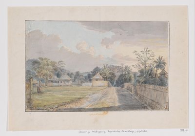 Vue de Malangbong, régence de Sumedang, Priangan, Java occidental - Adrianus Johannes Bik