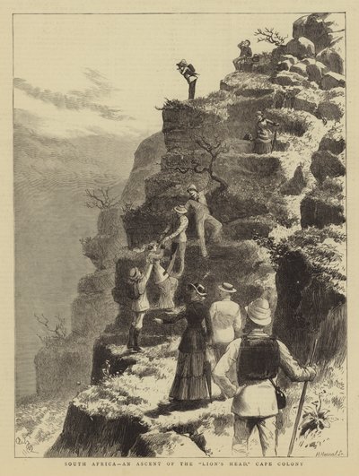Afrique du Sud, une ascension de la Tête de Lion, colonie du Cap - Adrien Emmanuel Marie