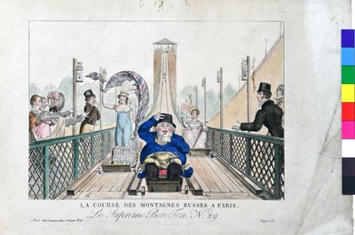 La course des Montagnes Russes à Paris - Adrien Pierre Francois Godefroy