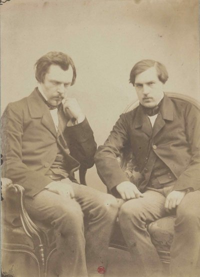 Les frères Goncourt, vers 1855 - Adrien Tournachon