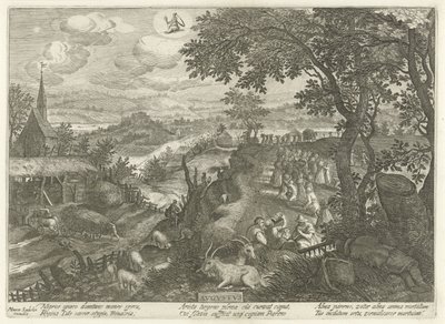 Août - Egidius  Sadeler (II)