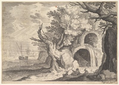 Aqueduc en ruine avec de l