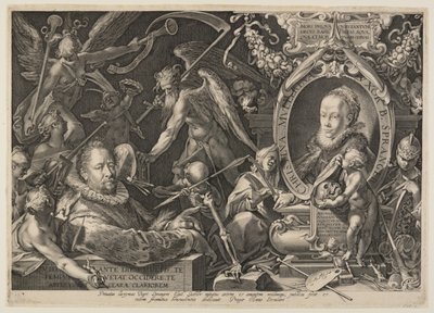 Spranger et sa femme - Aegidius Sadeler II