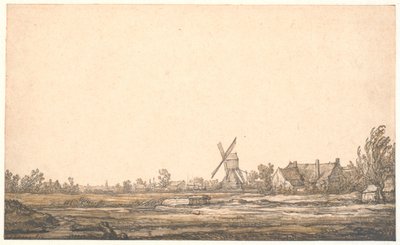 Paysage avec un moulin - Aelbert Cuyp