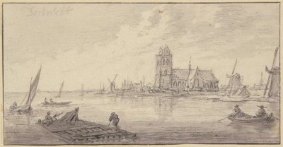 Radeaux de bois au large de Dordrecht - Aelbert Cuyp