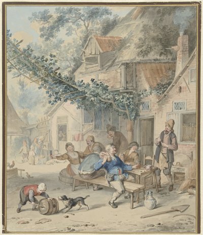 Compagnie joyeuse dans une auberge - Aert Schouman