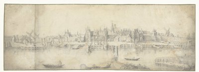 Vue de Gouda - Aert van Waes