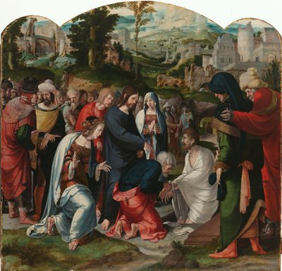 La résurrection de Lazare (panneau central d