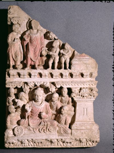 Scènes de la vie de Bouddha : Offrande d