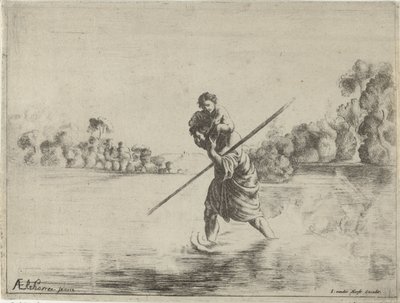 Saint-Christophe - After Adam Elsheimer