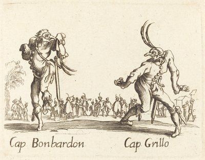 Cap. Bonbardon et Cap. Grillo - After Jacques Callot