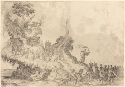 Le Flotteur du Mont Parnasse - After Jacques Callot