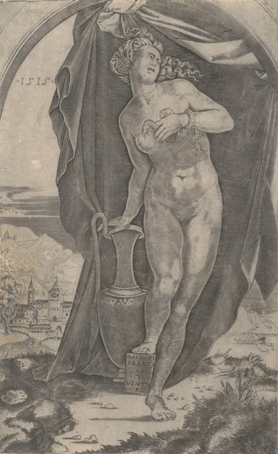 Cléopâtre, daté 1515 - Agostino Veneziano