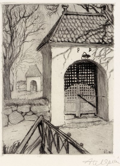 Portail du cimetière de Rauma - Akseli Gallen-Kallela