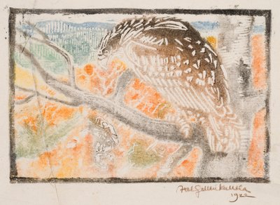 Kokko, illustration du « Grand Kalevala » - Akseli Gallen-Kallela