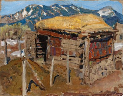 Cabane dans les monts Taos - Akseli Gallen-Kallela