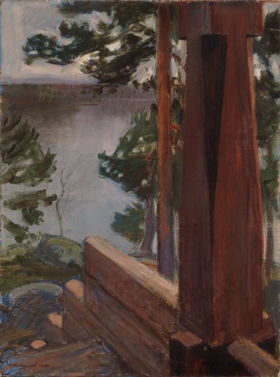 Le porche de Kalela - Akseli Gallen-Kallela