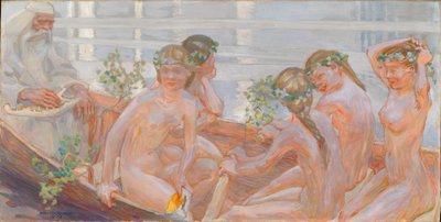 Le voyage de Väinämöinen - Akseli Gallen-Kallela