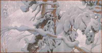 Hiver, étude pour les fresques du mausolée Jusélius - Akseli Gallen-Kallela