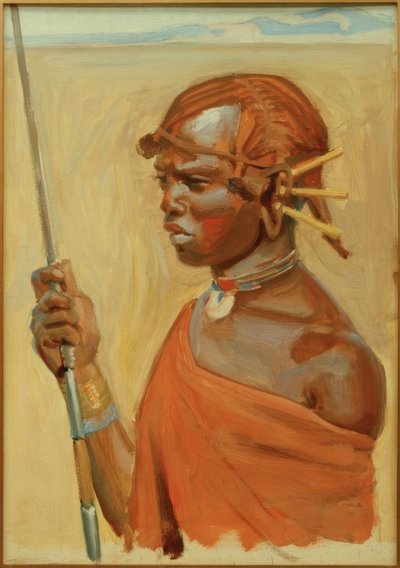 Portrait Goia Gidogo - Akseli Valdemar Gallen Kallela