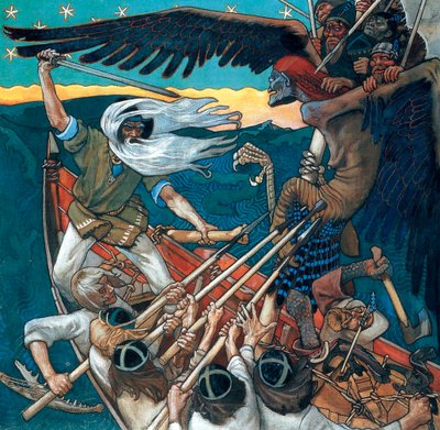 La défense du Sampo, 1896 - Akseli Valdemar Gallen Kallela