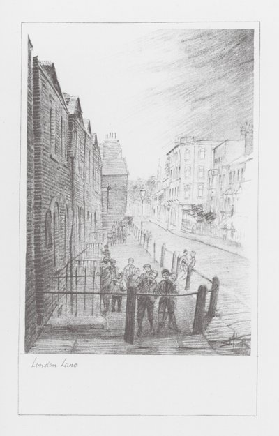 Ruelles de Londres : London Lane (lithographie) - Alan Stapleton