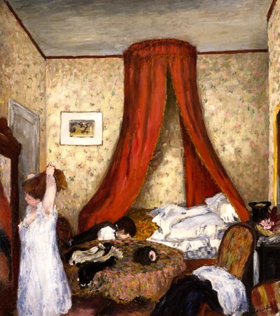 Intérieur, vers 1893 (huile sur toile) - Albert Andre