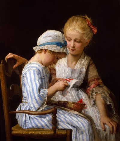 Les brodeuses - Albert Anker
