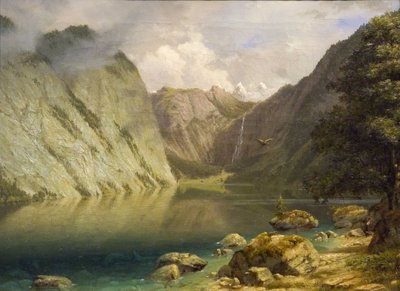 Un paysage occidental - Albert Bierstadt
