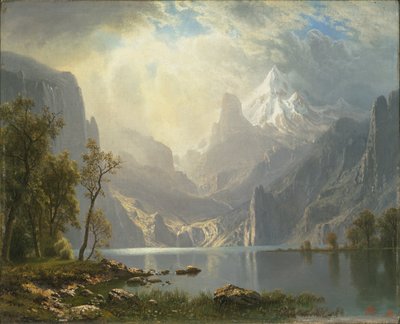 Dans les Sierras / Lac Tahoe - Albert Bierstadt