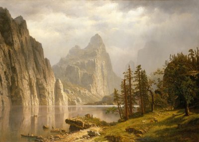 Rivière Merced, vallée de Yosemite - Albert Bierstadt