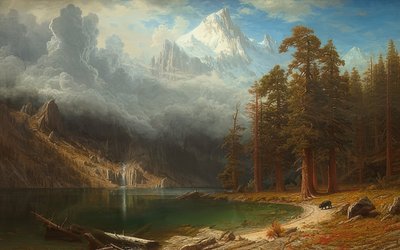 Mont Corcoran - Albert Bierstadt